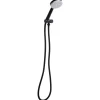 Beliani Badarmaturen<Wannenarmaturen AYPATE in Schwarz - (W) 10 x (H) 23 x (L) 6 cm