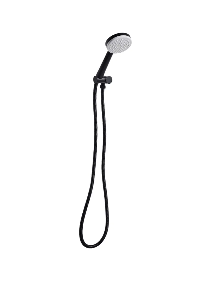 Beliani Badarmaturen<Wannenarmaturen AYPATE in Schwarz - (W) 10 x (H) 23 x (L) 6 cm