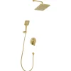 Beliani Badarmaturen<Wannenarmaturen CANAIMA in Gold - (W) 25 x (H) 175 x (L) 41 cm