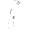 Beliani Badarmaturen<Wannenarmaturen GUARATUBA in Silber - (W) 25 x (H) 175 x (L) 41 cm