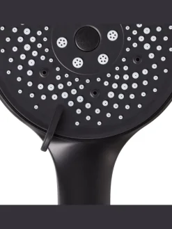 Beliani Badarmaturen<Wannenarmaturen ICHMA in Schwarz - (W) 12 x (H) 26 x (L) 7 cm