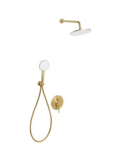 Beliani Badarmaturen<Wannenarmaturen PUELO in Gold - (W) 23 x (H) 180 x (L) 41 cm