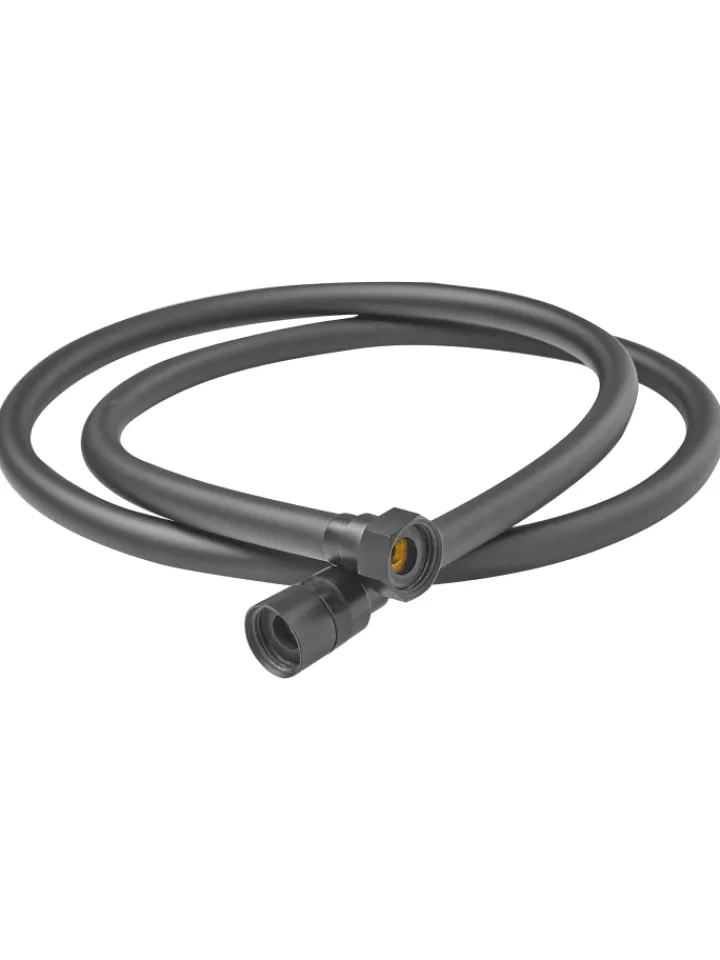 Beliani Badarmaturen<Wannenarmaturen PUYEHUE in Schwarz - (W) 24 x (H) 81 x (L) 30 cm