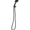 Beliani Badarmaturen<Wannenarmaturen TAMUSHAL in Schwarz - (W) 10 x (H) 23 x (L) 3 cm