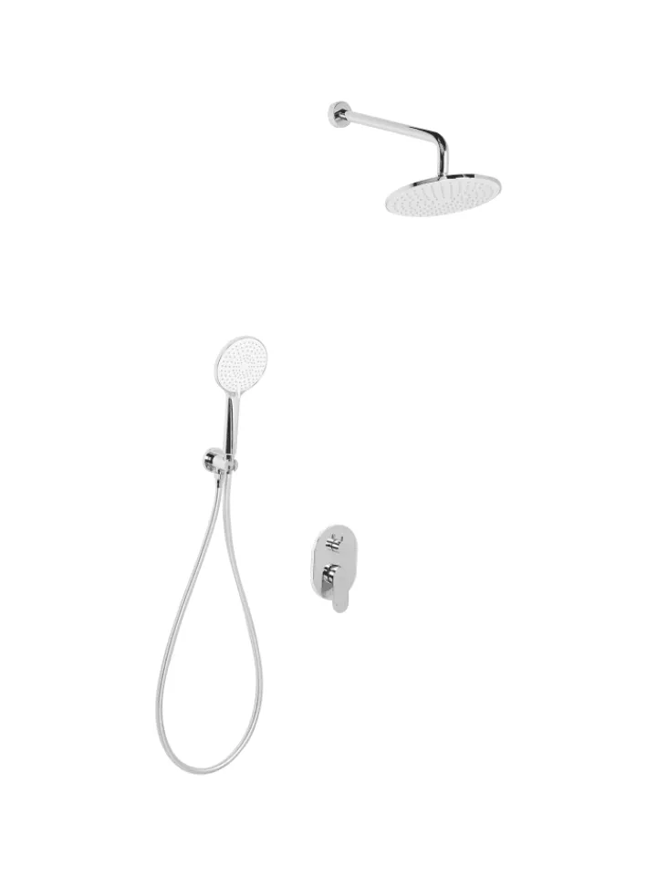 Beliani Badarmaturen<Wannenarmaturen TINGUIRIRICA in Silber - (W) 25 x (H) 175 x (L) 41 cm