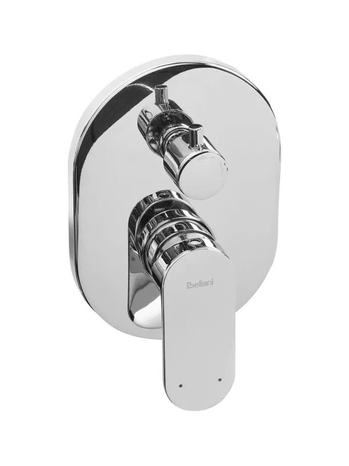 Beliani Badarmaturen<Wannenarmaturen TINGUIRIRICA in Silber - (W) 25 x (H) 175 x (L) 41 cm