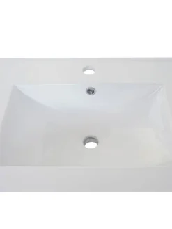 MCW Badmöbel<Waschbecken mit Unterschrank B19, Weiß