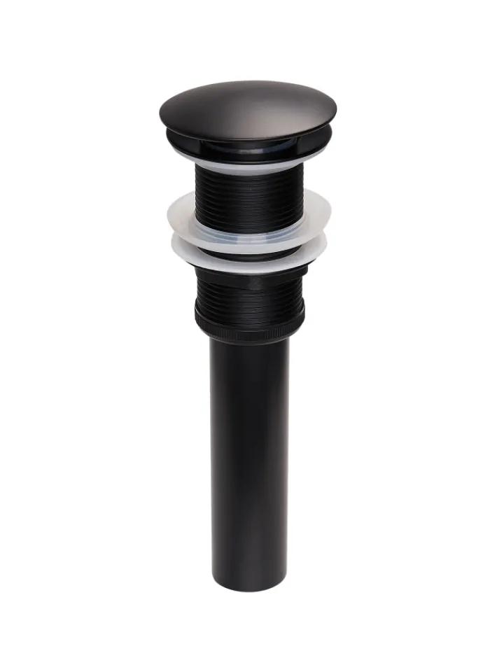 Beliani Badarmaturen<Waschbecken MOENGO in Transparent/Schwarz - (W) 54 x (H) 15 x (L) 36 cm