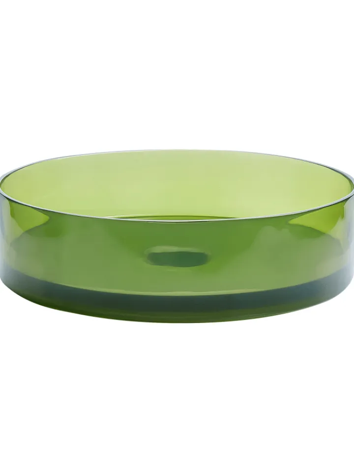 Beliani Badarmaturen<Waschbecken TOLOSA in Grün - (W) 36 x (H) 10 x (L) 36 cm