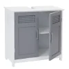 MCW Badmöbel<Waschbeckenunterschrank A85, Grau