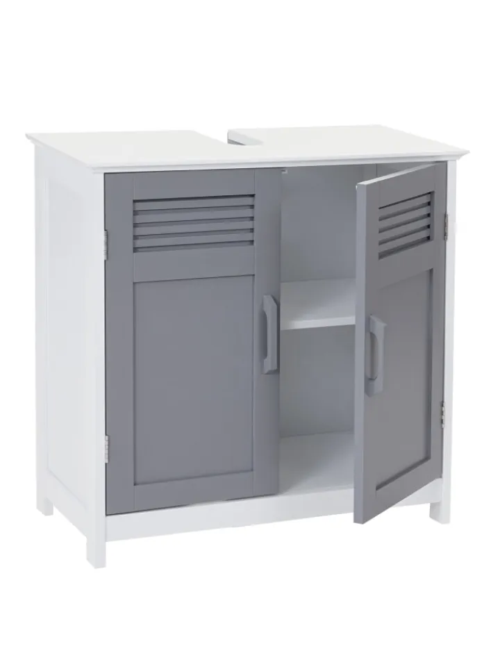 MCW Badmöbel<Waschbeckenunterschrank A85, Grau