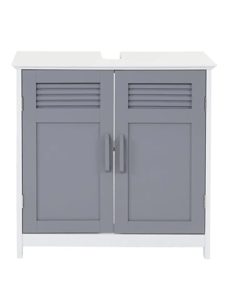 MCW Badmöbel<Waschbeckenunterschrank A85, Grau