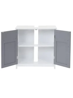 MCW Badmöbel<Waschbeckenunterschrank A85, Grau