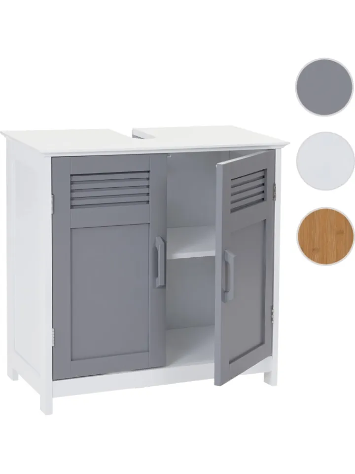 MCW Badmöbel<Waschbeckenunterschrank A85, Grau