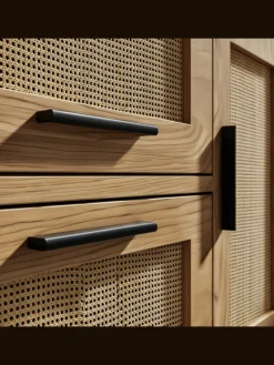KADIMA DESIGN Badmöbel|Badezimmermöbel<Waschbeckenunterschrank Eiche-Optik 60x60x40 cm mit Tür und