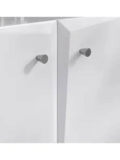 SoBuy Badmöbel<Waschbeckenunterschrank in Weiß - (B)60 x (H)60 x (T)30cm