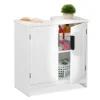 relaxdays Badmöbel|Badezimmermöbel<Waschbeckenunterschrank in Weiß - (B)60 x (H)60 x (T)30 cm