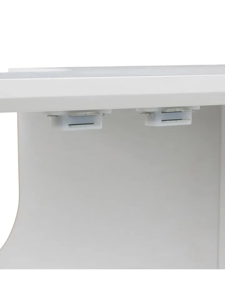 relaxdays Badmöbel|Badezimmermöbel<Waschbeckenunterschrank in Weiß - (B)60 x (H)60 x (T)30 cm