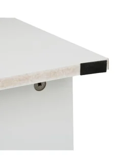 relaxdays Badmöbel<Waschbeckenunterschrank in Weiß - (B)60 x (H)60 x (T)30 cm