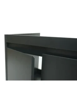MCW Badezimmermöbel<Waschbeckenunterschrank L86, Schwarz