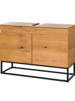 home24 Badmöbel|Badezimmermöbel<Waschbeckenunterschrank NOZZA in Eiche