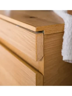 home24 Badmöbel|Badezimmermöbel<Waschbeckenunterschrank NOZZA in Eiche