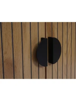 MCW Badmöbel|Badezimmermöbel<Waschbeckenunterschrank O42 mit 2 Türen, Holzoptik natur