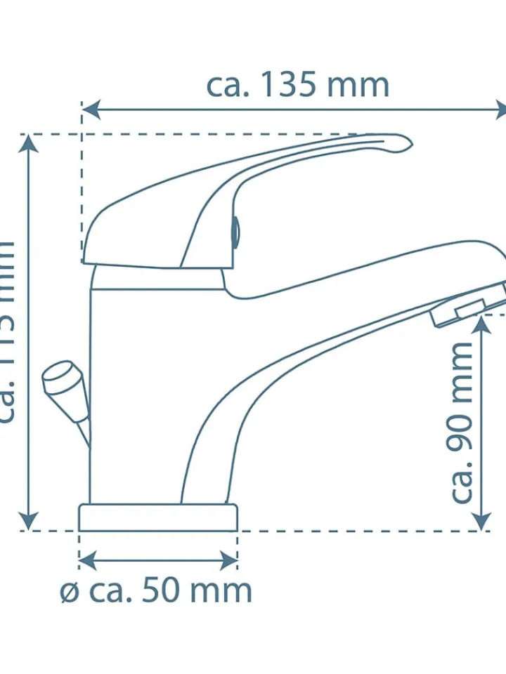 Schütte Badarmaturen<Waschtischarmatur "Athos" in Chrom