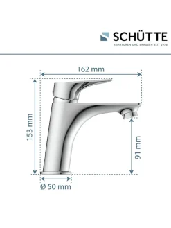 Schütte Badarmaturen<Waschtischarmatur "Boston" in Chrom