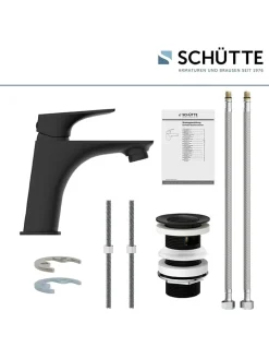 Schütte Badarmaturen<Waschtischarmatur "Boston" in Schwarz