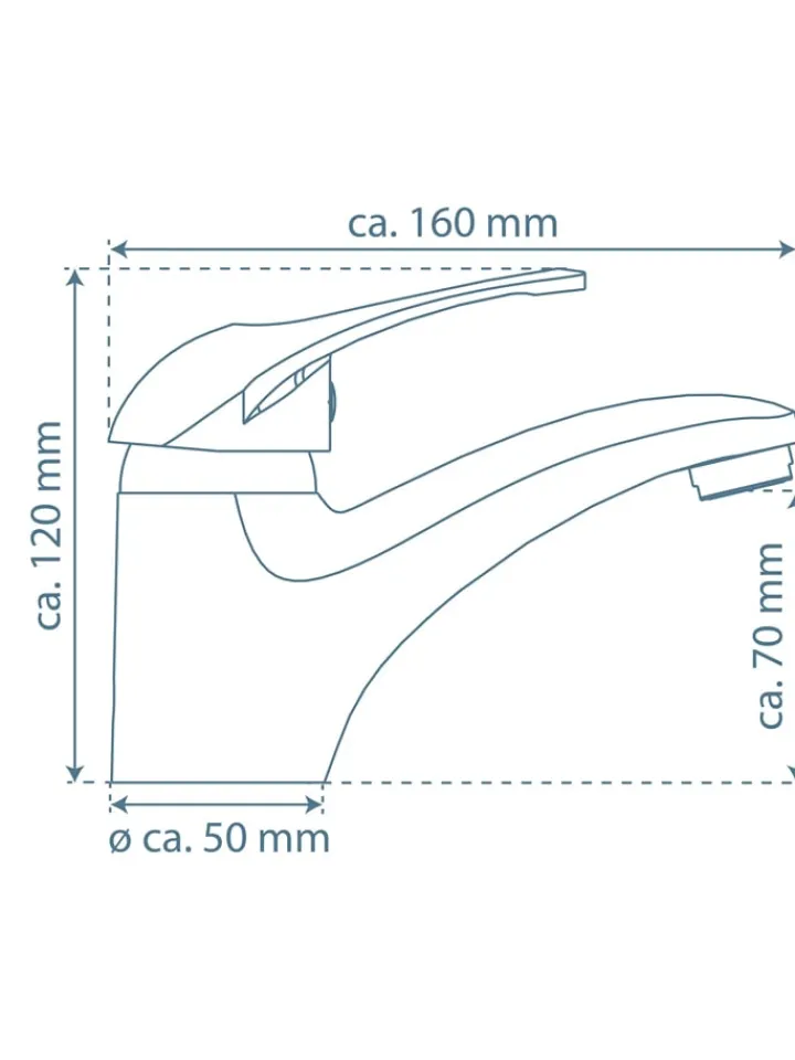 Schütte Badarmaturen<Waschtischarmatur "Calvino" in Chrom