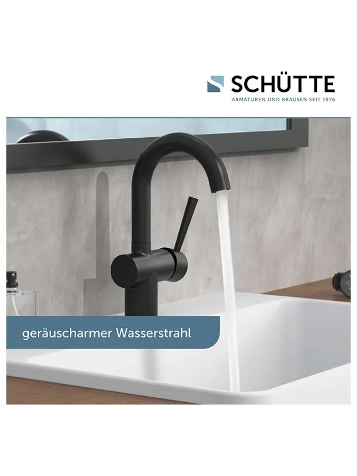 Schütte Badarmaturen<Waschtischarmatur "Cornwall" in Schwarz