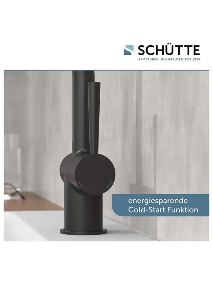 Schütte Badarmaturen<Waschtischarmatur "Cornwall" in Schwarz