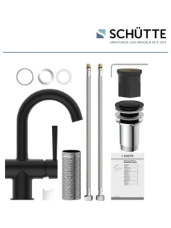 Schütte Badarmaturen<Waschtischarmatur "Cornwall" in Schwarz