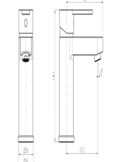 Schütte Badarmaturen<Waschtischarmatur "Elephant" in Kupfer