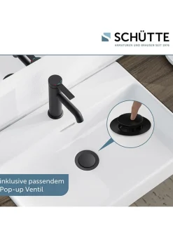 Schütte Badarmaturen<Waschtischarmatur "Los Angeles" in Schwarz