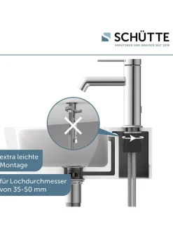 Schütte Badarmaturen<Waschtischarmatur "Los Angeles" in Chrom