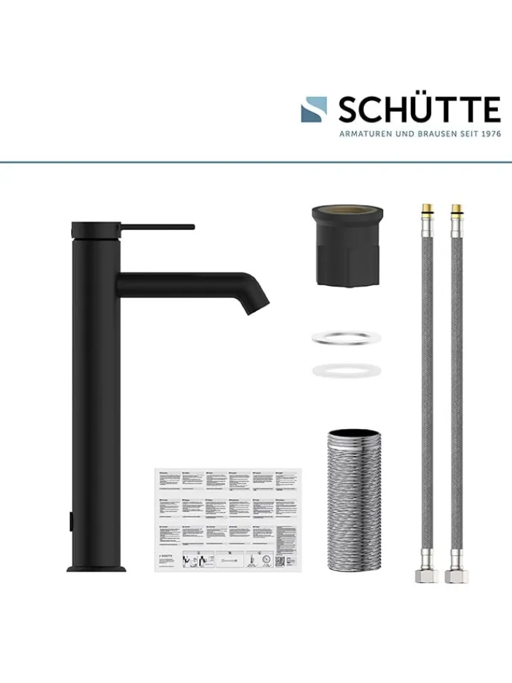 Schütte Badarmaturen<Waschtischarmatur "Los Angeles" in Schwarz