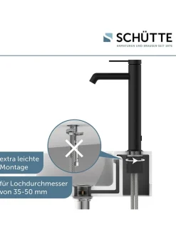 Schütte Badarmaturen<Waschtischarmatur "Los Angeles" in Schwarz