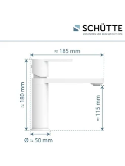 Schütte Badarmaturen<Waschtischarmatur "Manhattan" in Weiß