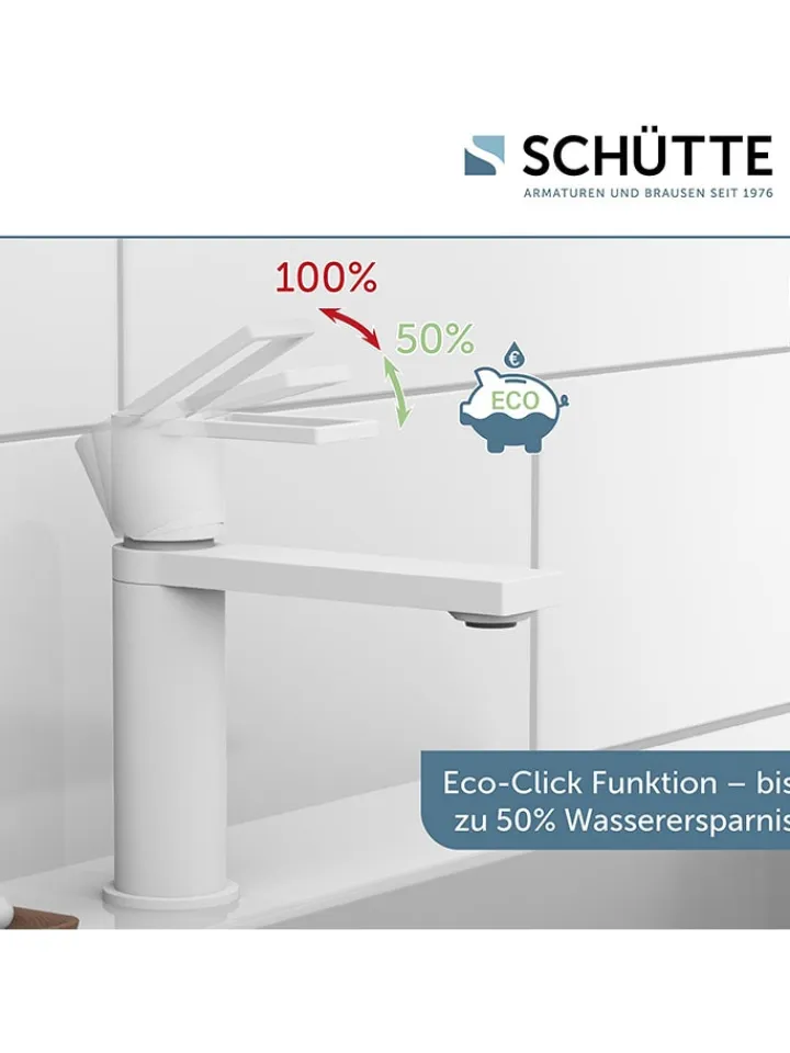Schütte Badarmaturen<Waschtischarmatur "Manhattan" in Weiß