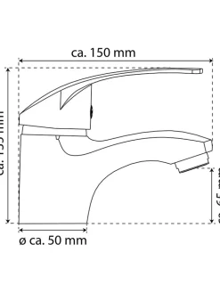 Schütte Badarmaturen<Waschtischarmatur "Rimini" in Chrom