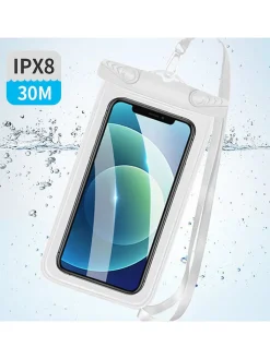 SWEET ACCESS Smartphones & Zubehör<Wasserdichte Handyhülle in Weiß