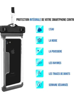 SmartCase Smartphones & Zubehör<Wasserdichtes Case in Schwarz