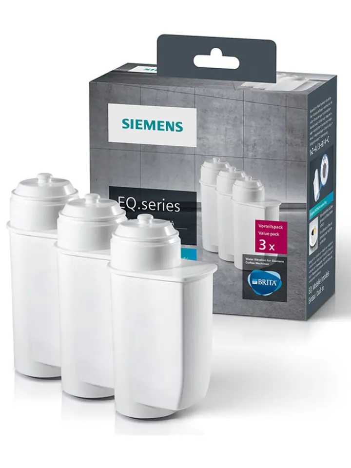 Siemens Putz- & Waschutensilien<Wasserfilterpatronen "EQ.Series" in Weiß, 3 Stück