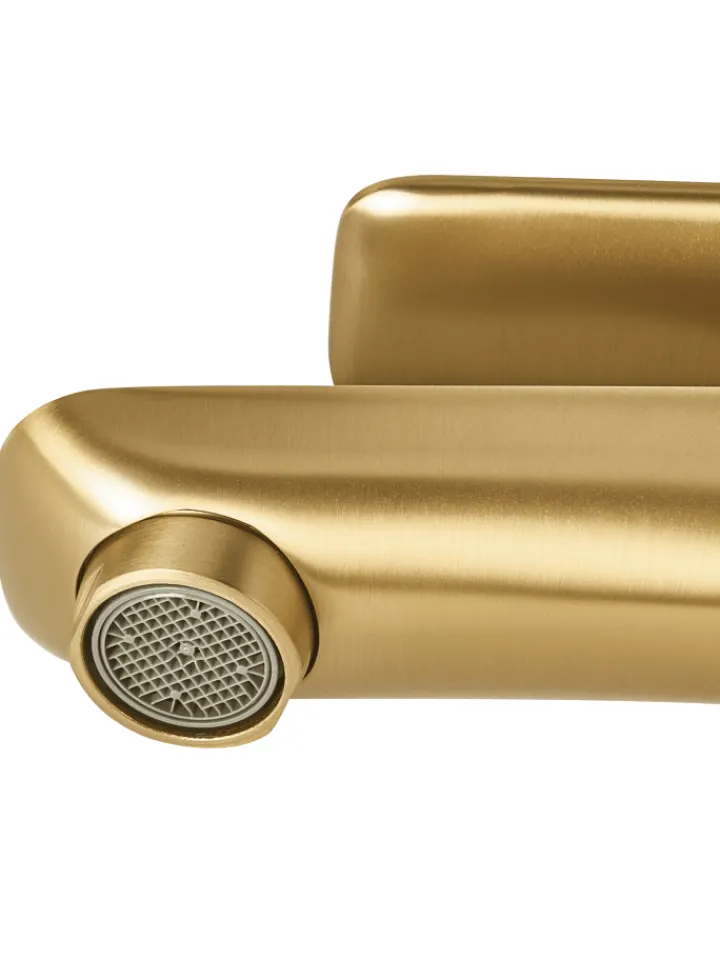 Beliani Badarmaturen<Wasserhähne CHIMBOTE in Gold - (W) 4 x (H) 21 x (L) 13 cm