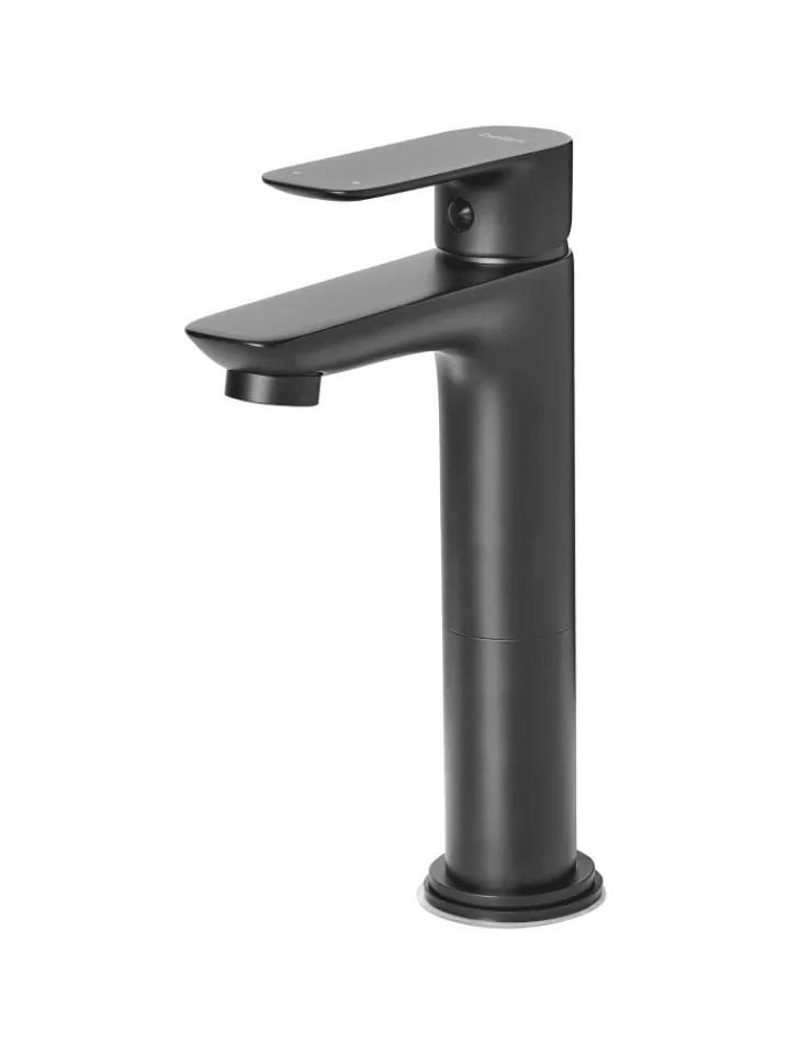 Beliani Badarmaturen<Wasserhähne CHIMBOTE in Schwarz - (W) 4 x (H) 21 x (L) 13 cm