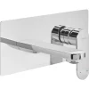 Beliani Badarmaturen<Wasserhähne CHUNGARA in Silber - (W) 23 x (H) 10 x (L) 16 cm
