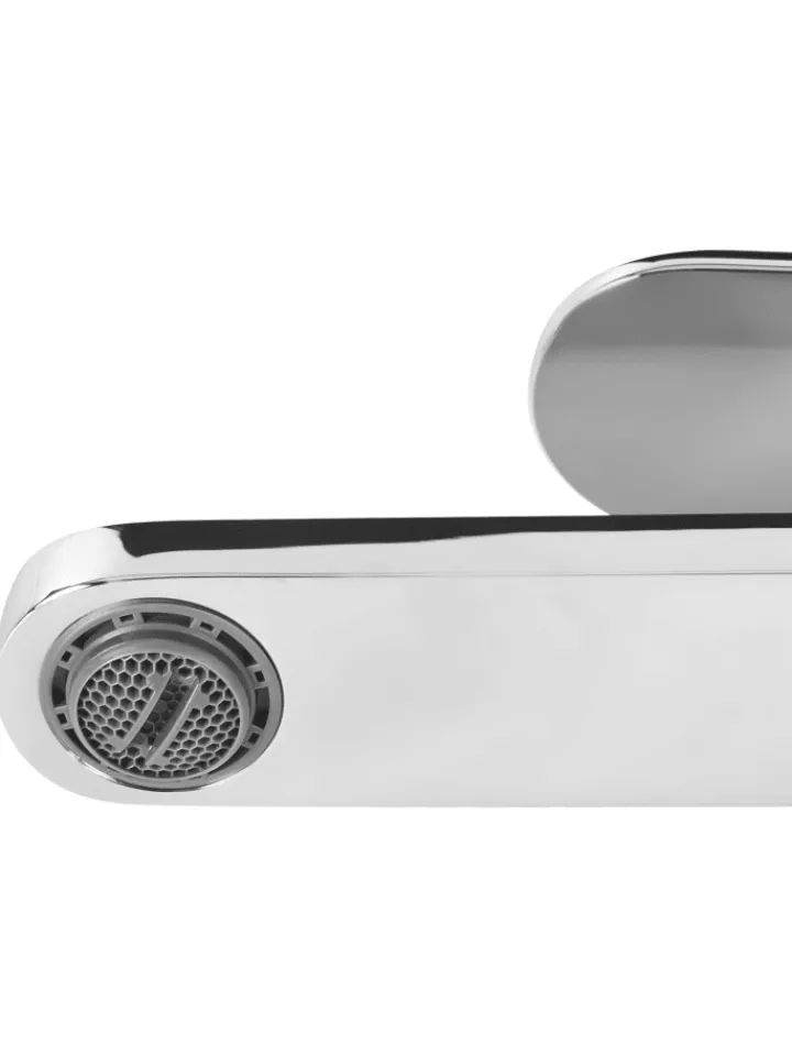Beliani Badarmaturen<Wasserhähne COLHUE in Silber - (W) 5 x (H) 18 x (L) 17 cm