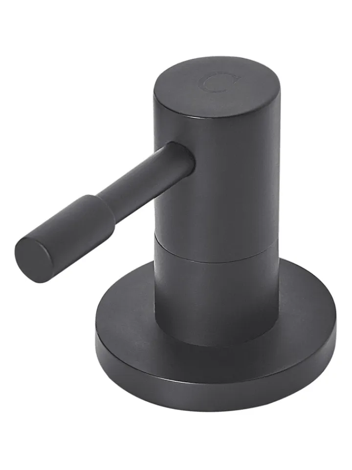 Beliani Badarmaturen<Wasserhähne KALAMBO in Schwarz - (W) 5.5 x (H) 27 x (L) 13 cm